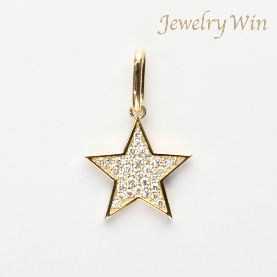 ペンダントトップ K18 ダイヤモンド付 (Type-ST)