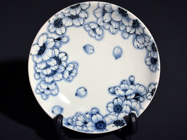 有田焼】皿揃え 染付王冠桜 - JTOPIA