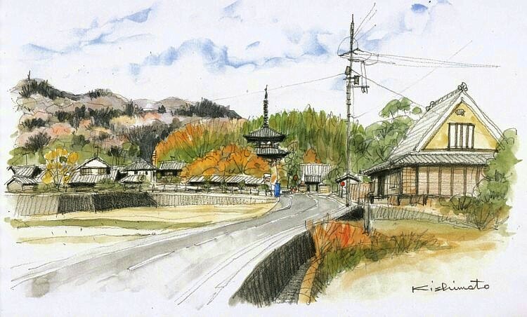 奈良県斑鳩町三井 法輪寺