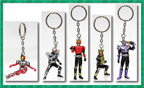 平成仮面ライダーリアルフィギュアキーホルダー