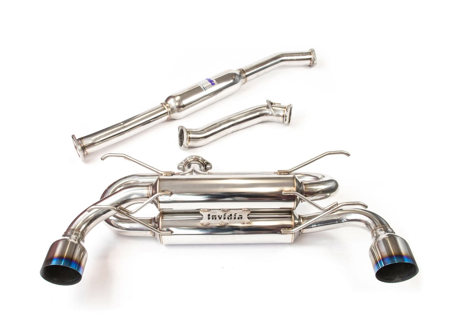 Invidia 2022+ GR86/ BRZ Gemini R400 Dual Titanium Tip CatBack