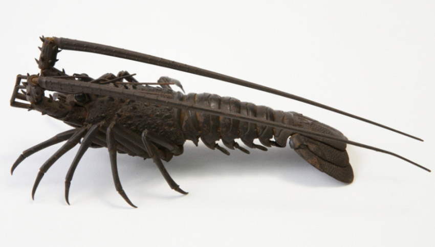 明珍 自在伊勢海老置物 - 古美術 鐘ヶ江 - Collections -