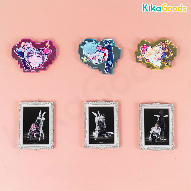 Alien Stage DLC Love Hate & Fruity Heart Series Acrylic Fridge