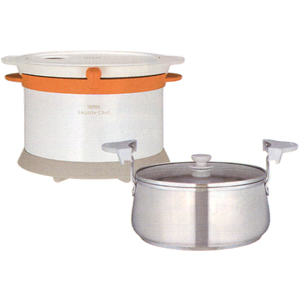 シャトルシェフ KPX－3501 オレンジ(サーモス 真空保温調理器