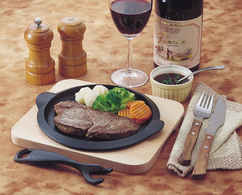 岩鋳・ステーキ皿／本場盛岡南部鉄器／こだわりやさん．com