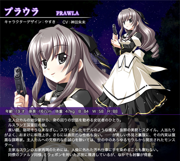 キャラクター｜白銀のカルと蒼空の女王