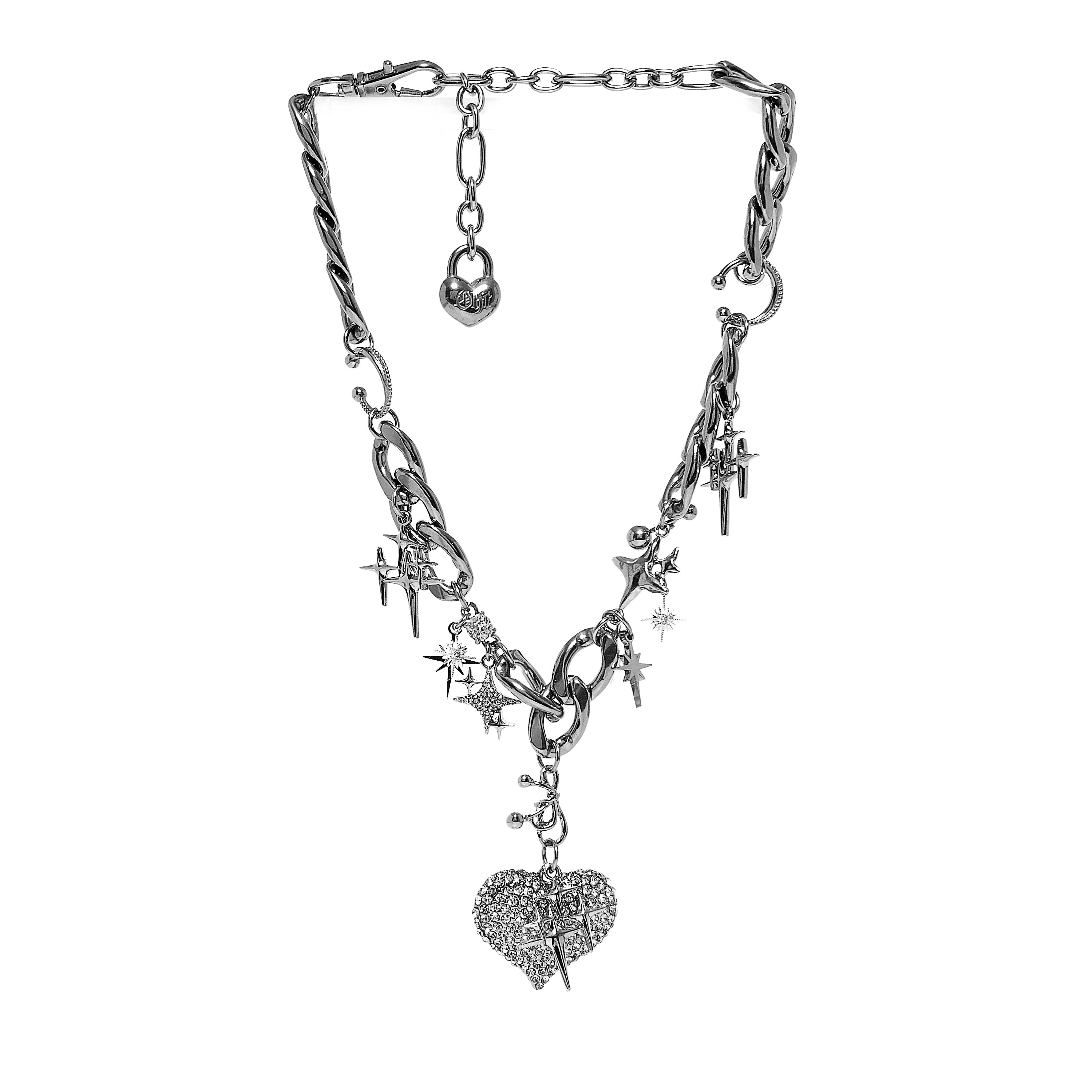 OHTNYC Cosmic Heart Necklace – KOI footwear