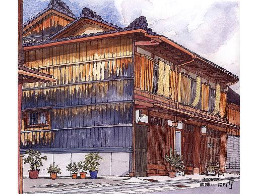 京都百景』・・・今月は、西陣の町並み