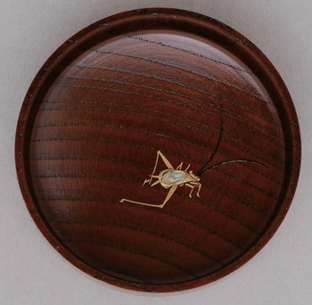 欅摺漆中棗 月に萩蒔絵（内鈴虫）【販売】-茶道具は京都しみず孔昌堂