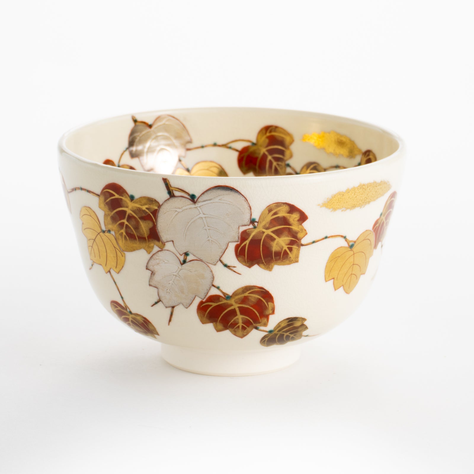 京都 清水焼】抹茶碗 蔦画 雄峰｜コトポッター