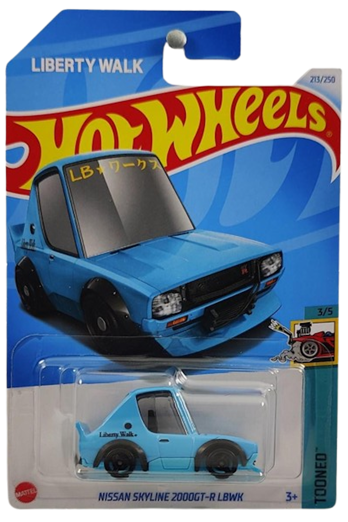 Hot Wheels 2024 - Collector # 213/250 - Tooned 3/5 - New Models