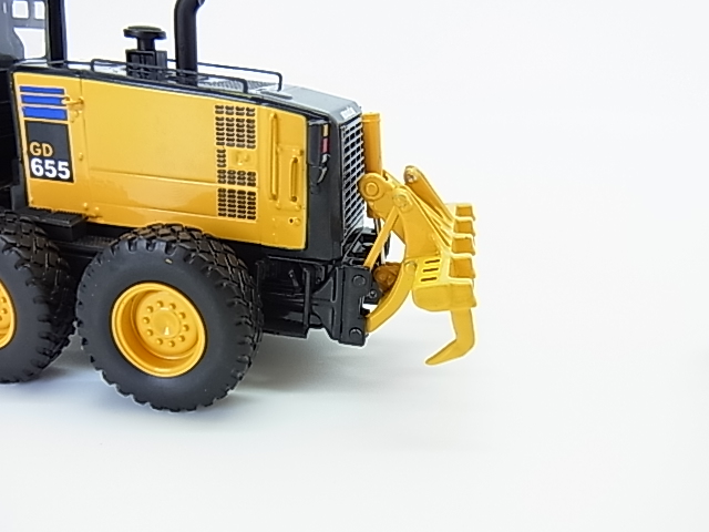 再入荷【KOMATSU】コマツ モーターグレーダーGD655-5 人形、トプコン付