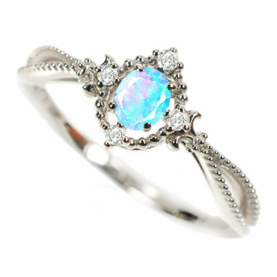 虹色を包み込んだ水滴「ウォーターオパール」 | 京セラジュエリー