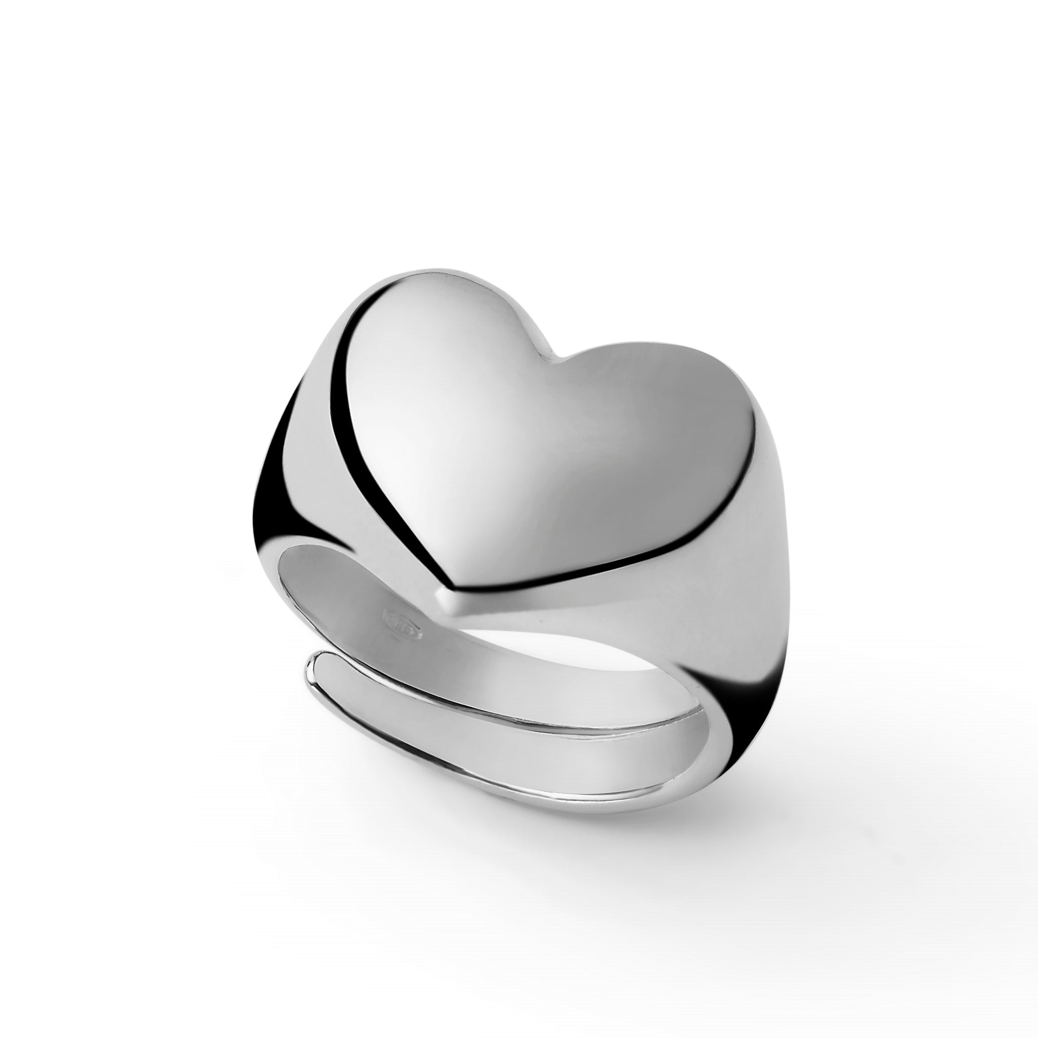 シルバーリング（ハートモチーフ/12号）《M0120013》 | 京セラ