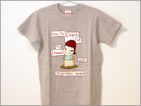 新商品：奈良美智アートグッズ「From the Depth of my Drawer Tシャツ