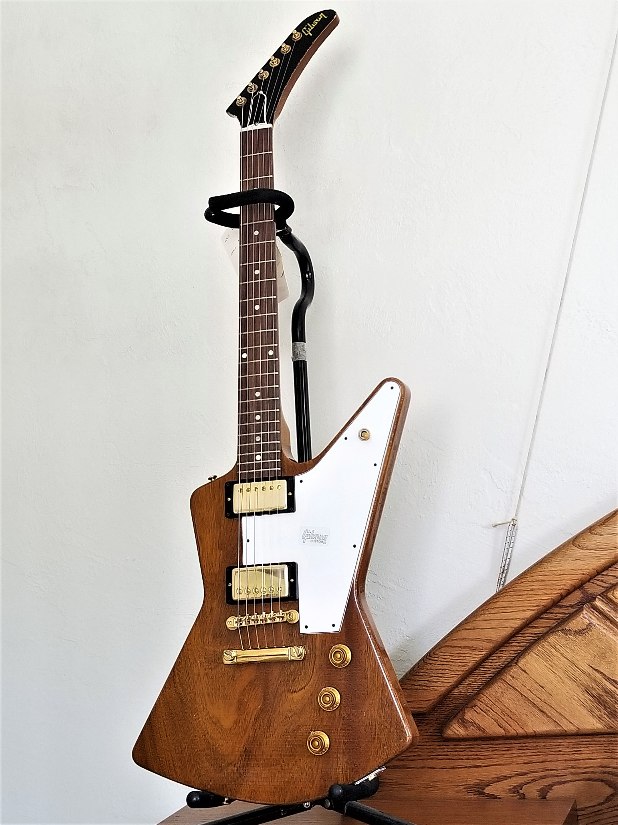 2018 Gibson Custom Shop 1958 Explorer, Clapton Cut, Natural, Heavy