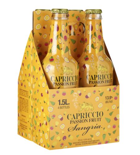 CAPRICCIO PASSIONFRUIT SANGRIA 4 PK
