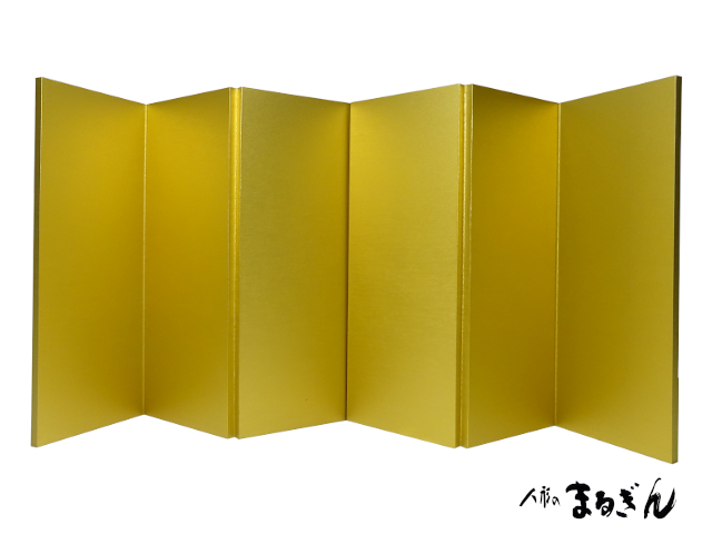 屏風】六曲屏風 旭27号【高さ27cm】☆三曲2つで一組です。 雛道具 屏風