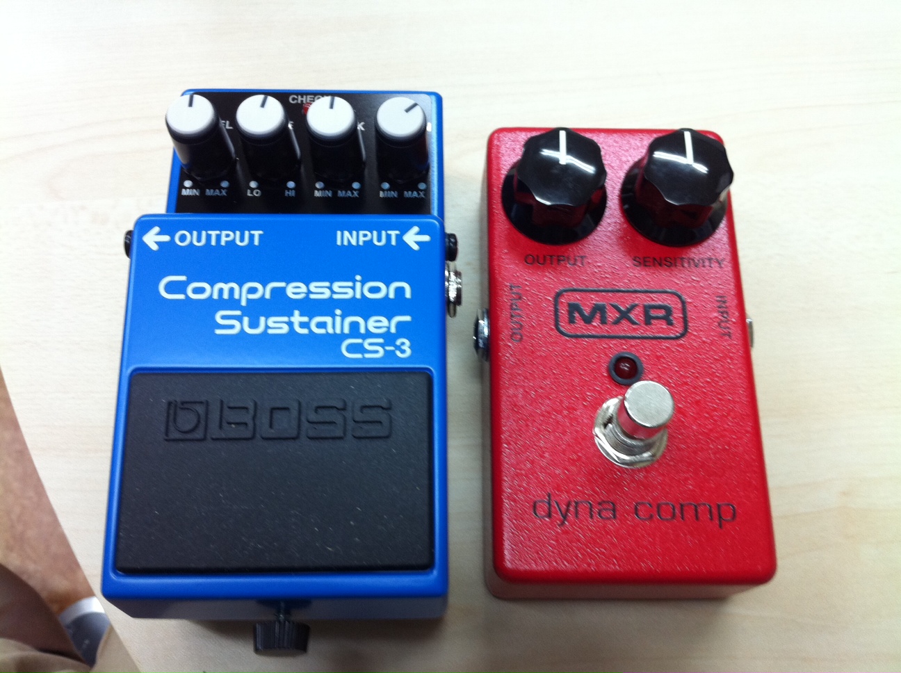 COBBLE STONES BOSS コンプレッサー CS-3とサスティーン