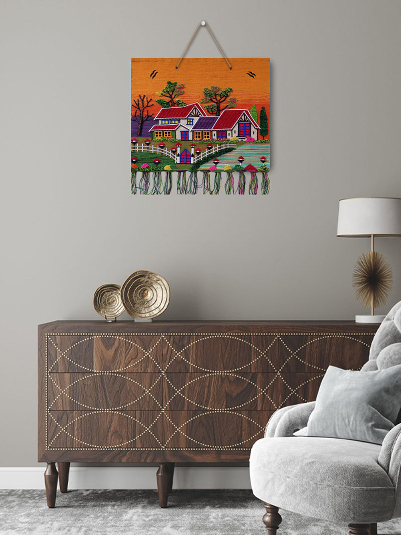 Pure Jute and Silk Ghazipur wall hanging | home decor