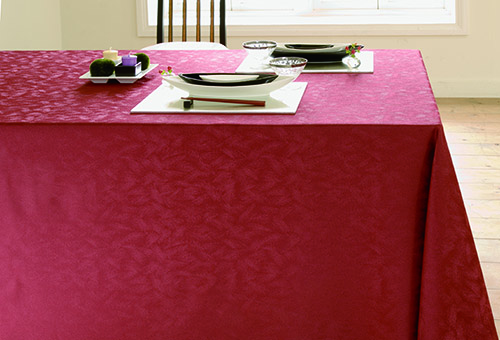 防汚加工テーブルクロス E007 アークス／ポリエステルテーブルクロスの