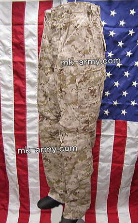 米軍放出品・USMCコンバットシャツマーパットデザートby FROG