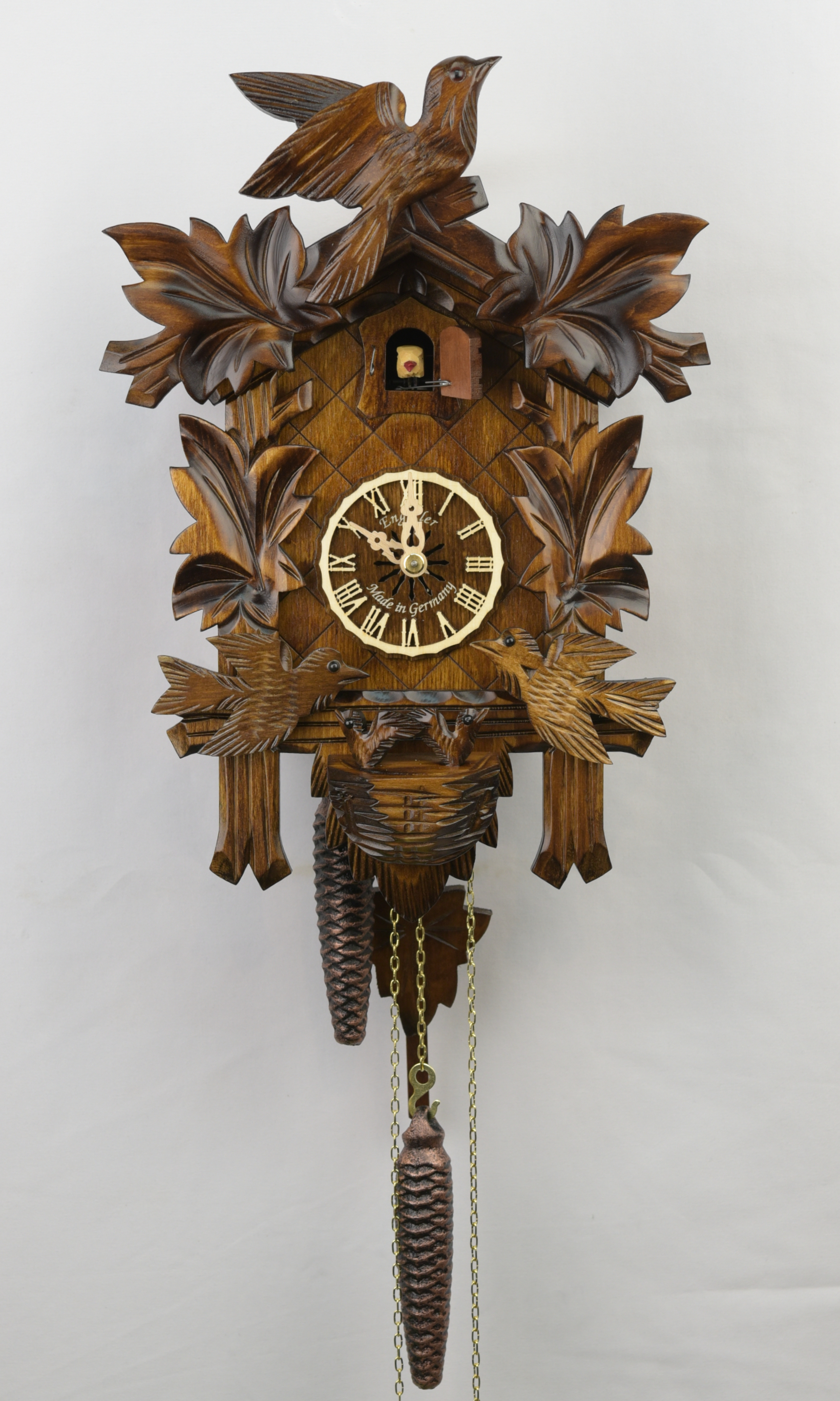 機械式鳩時計】 :: 機械式一日巻 鳩時計 1day :: 機械式鳩時計 彫刻