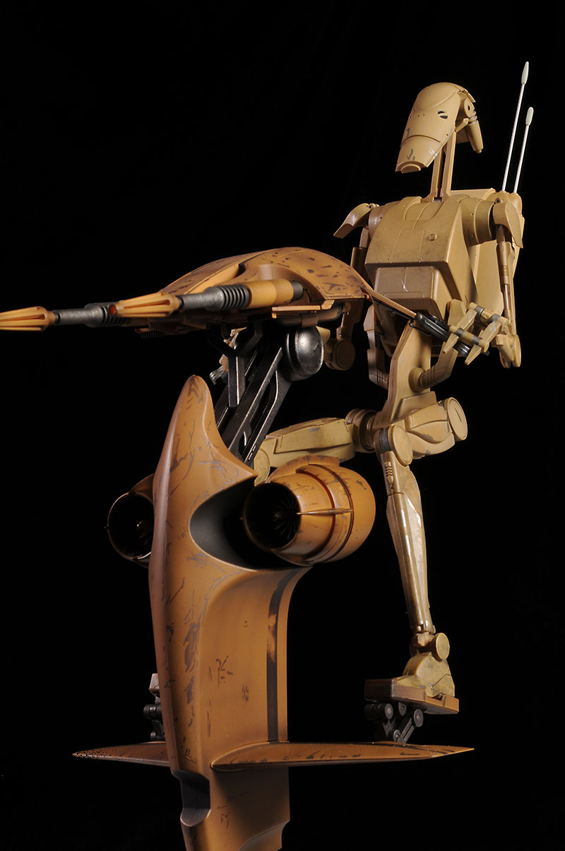 Review and photos of Star Wars S.T.A.P., Battle Droid action