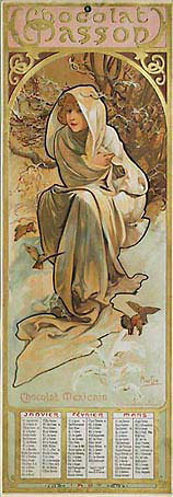 ミュシャを楽しむために、ショコラマッソン