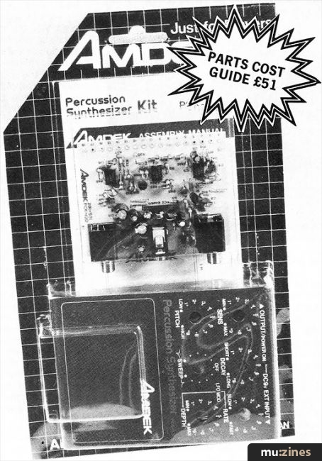Amdek Percussion Synth (EMM Dec 82)