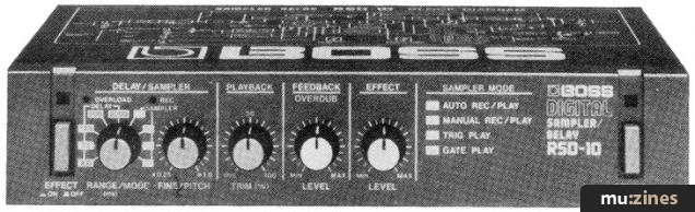 Boss RSD10 Sampling Delay (EMM Mar 86)