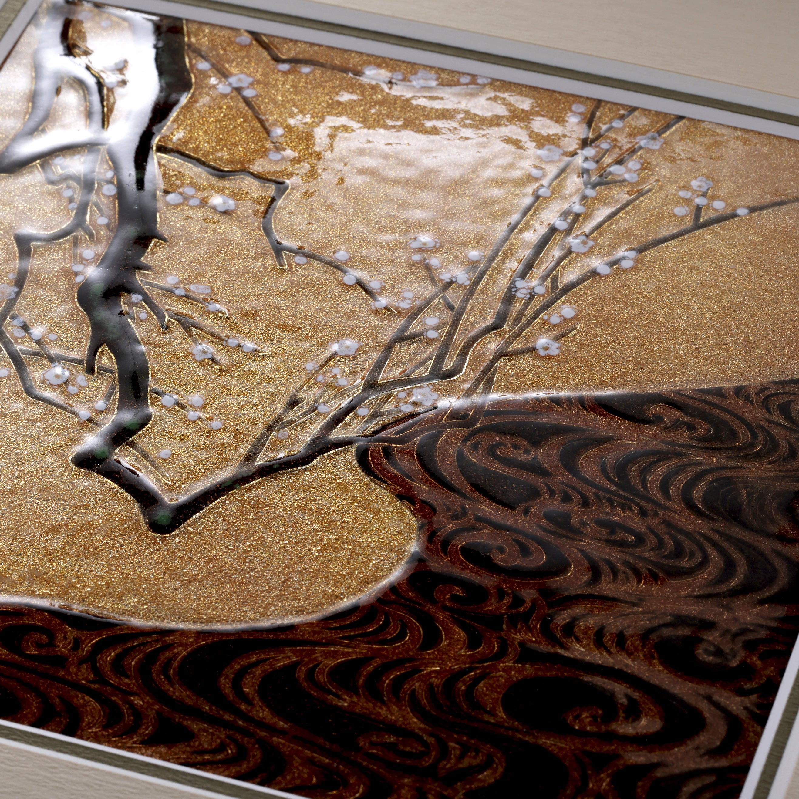 白梅 – 【京都・宇治】七宝焼絵画制作工房｜七彩工房