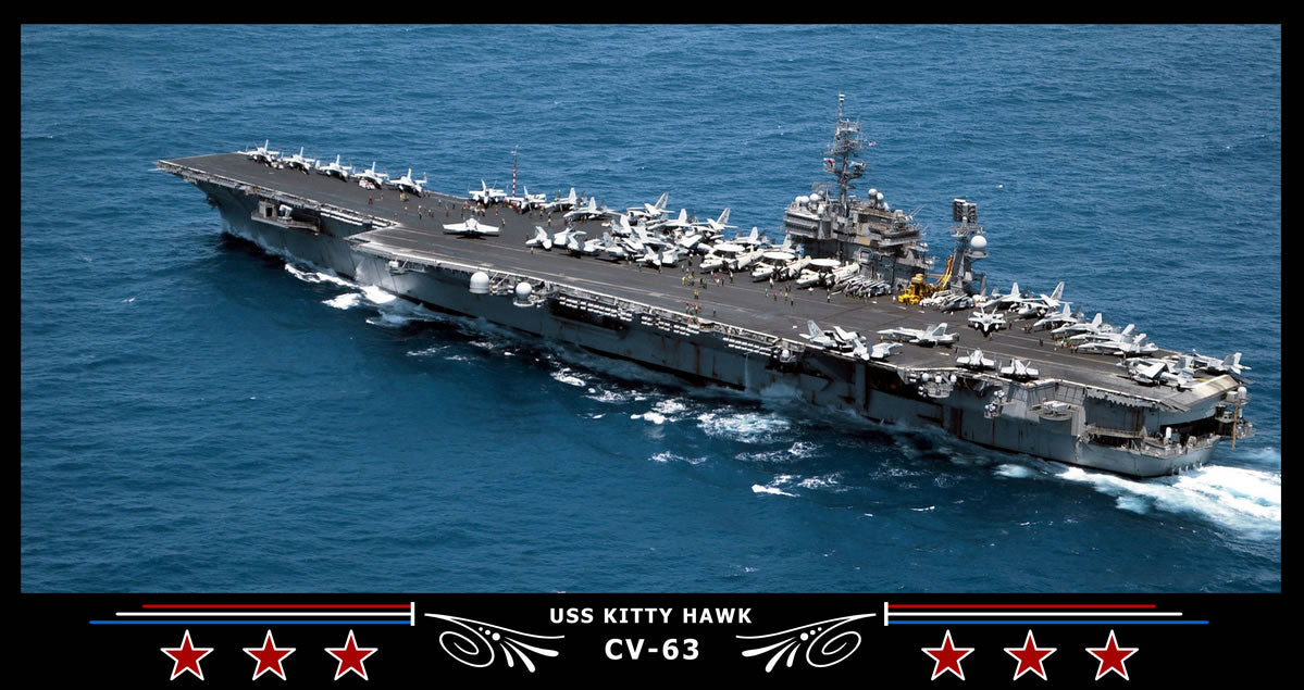 USS Kitty Hawk CV-63 Art Print – Navy Emporium