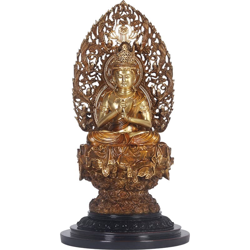 極上彫り 仏像 銅製 大日如来 銅像 坐像 – 念珊閣仏像