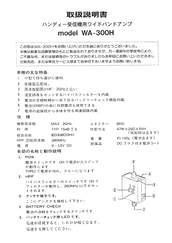 クラニシ説明書