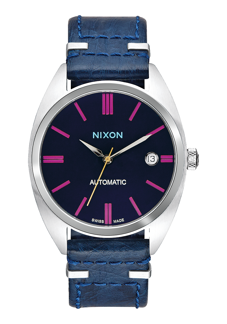 Supremacy Watch | Blue / Magenta | Swiss Made Automatic – Nixon US