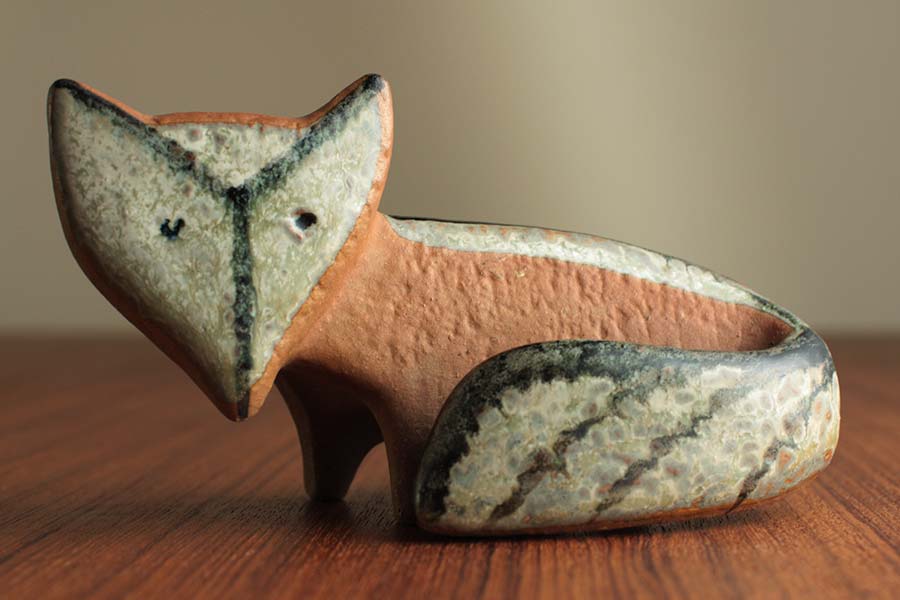 リサ・ラーソン 小さな動物園 キツネ / Lisa Larson Lilla Zoo Fox #1