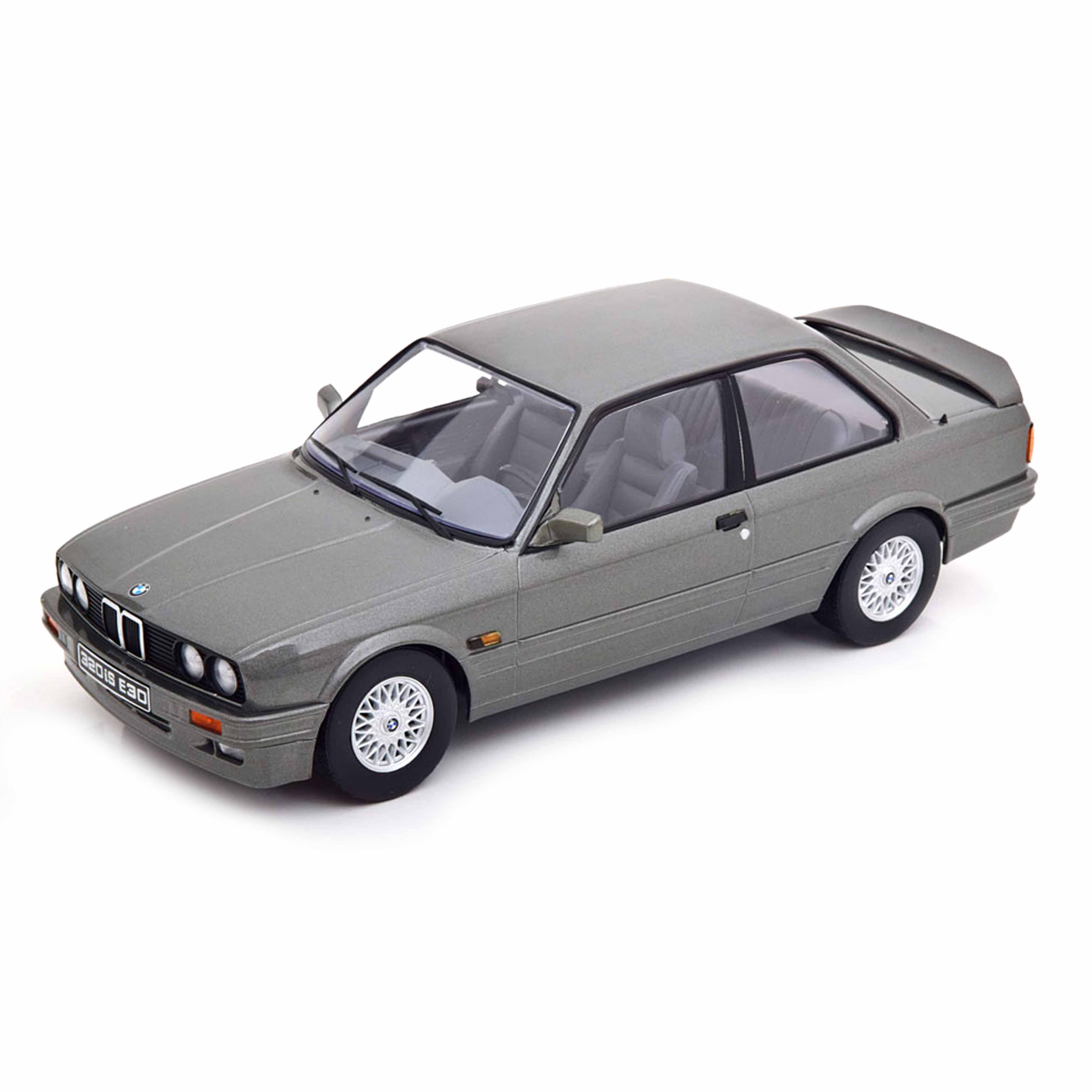 BMW 320iS E30 Italo M3 1989 Silvergrey metallic 1:18 – Norev