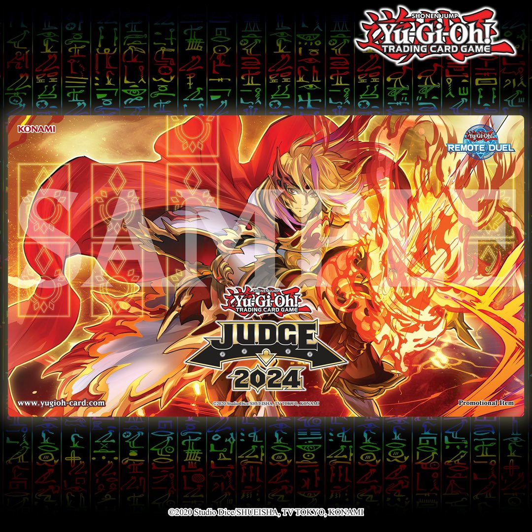 遊戯王 公式 JUDGE 2024 シャルル大帝 プレイマット 未開封 北米版