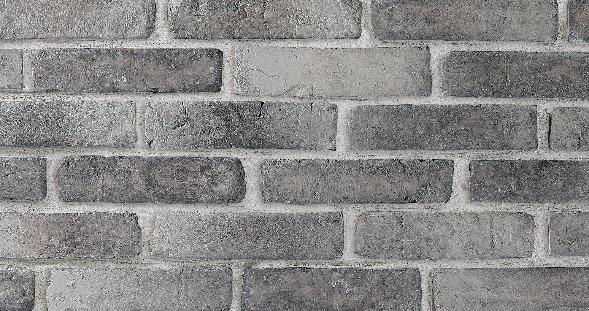 シカゴブリック グレー【レンガ調壁材｜ブリックタイル】 ｜ 株式会社