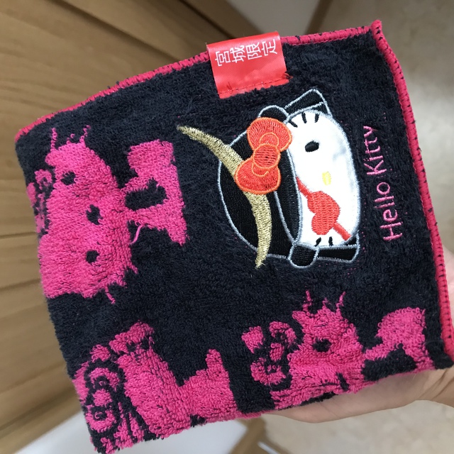 ハローキティ ご当地タオル 宮城限定 伊達政宗-宮城県|宮城のお土産