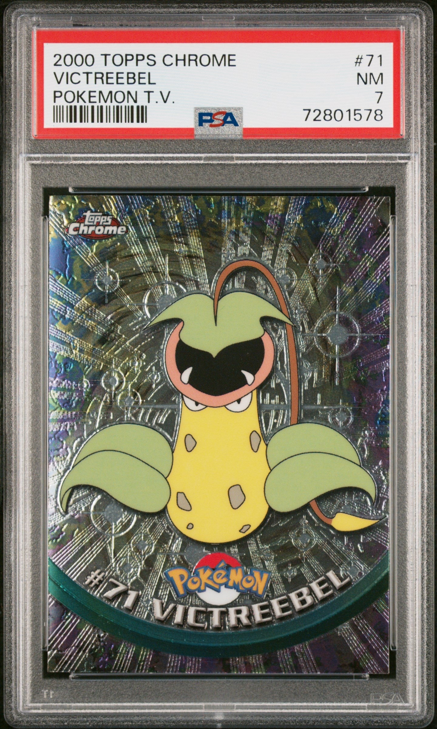 2000 Topps Chrome Pokemon T.V. 71 Victreebel Pokemon T.V. | Ozzie