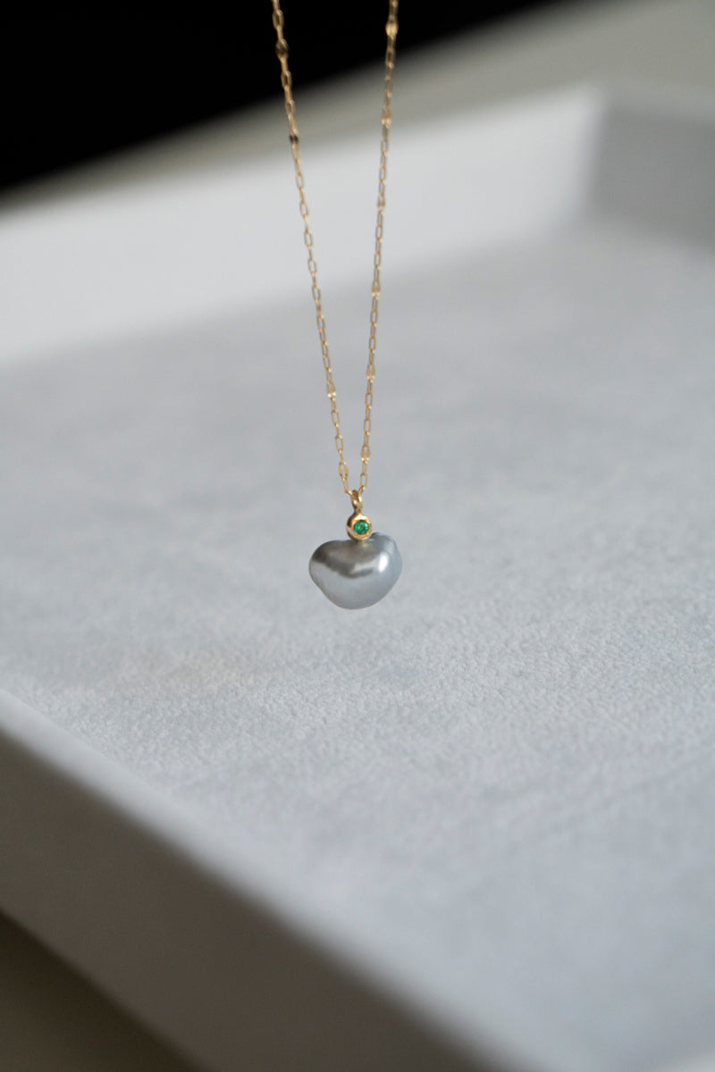 MINIMUMNUTS South sea Keshi pearl necklace ミニマムナッツ 南洋