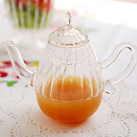 ギンガムチェックとティーカップ柄のリバーシブルティーコゼー販売ページ