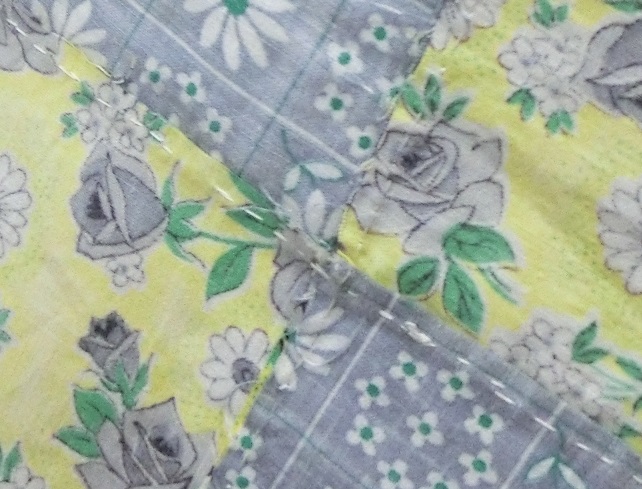 四角つなぎキルトトップ 192×260cm 商品詳細 フィードサック