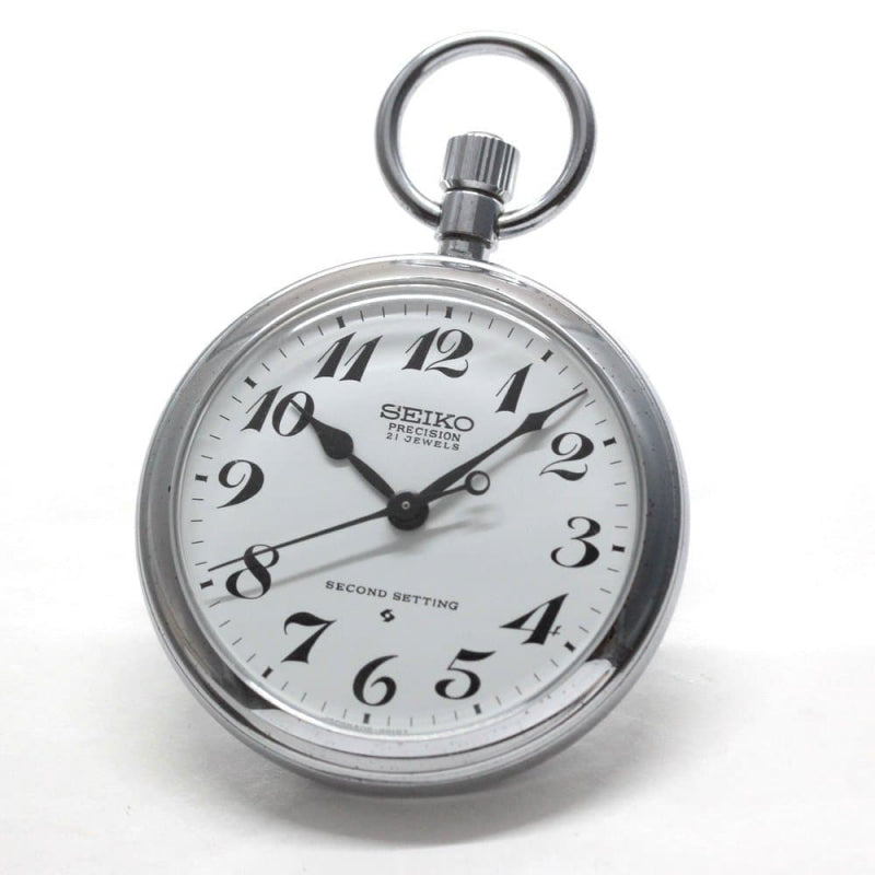 昭和の機械式セイコー鉄道時計/21石/19seiko-1263 – 懐中時計専門店