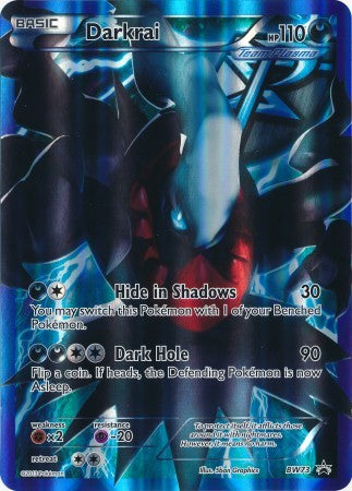 Darkrai BW73 - Pokemon Black & White OVERSIZED Full Art Ultra Rare