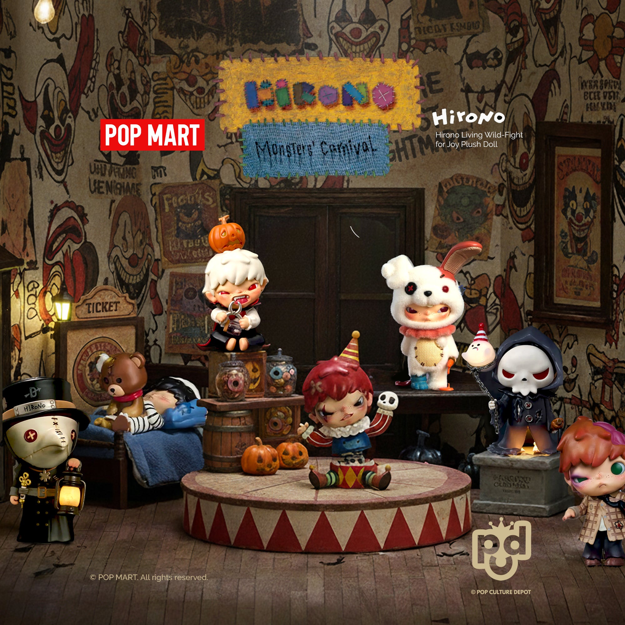 Hirono Monsters' Carnival Series Figures – POP CULTURE DEPOT