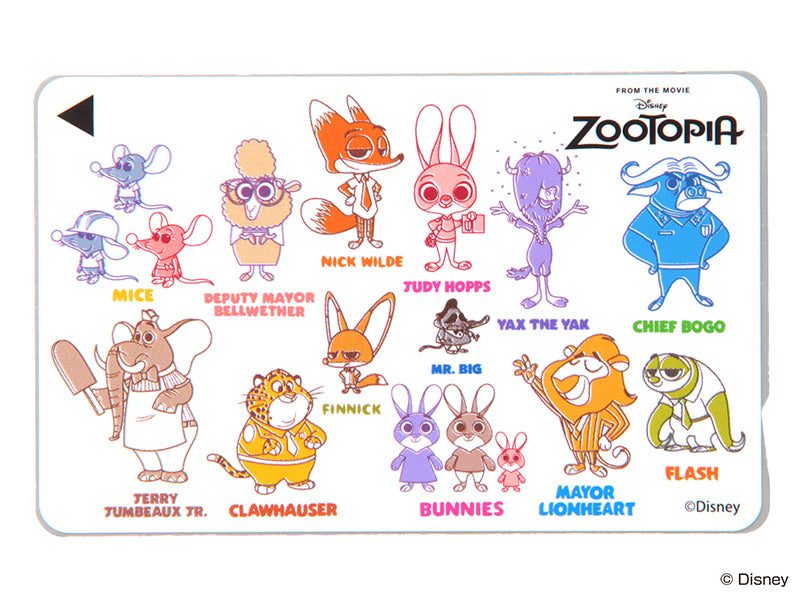 ズートピア ICカード ステッカー