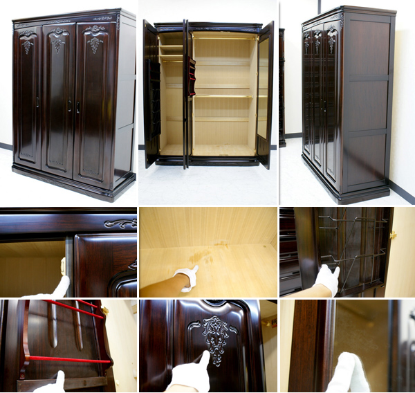 最高級婚礼家具 府中松岡 洋箪笥 買取のリサイクルハンター! 紫檀 桐製